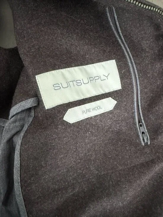 SUITSUPPLY Mens Vest Brown Size Medium - Picture 4 of 6